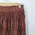 crinkle crinkle crinkle / cotton voil fringe teared skirt フリンジティアードスカート レディース FREE
