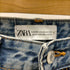 ザラ ZARA ブーツカット フレア ワイド カーゴ デニム パンツ レディース 32