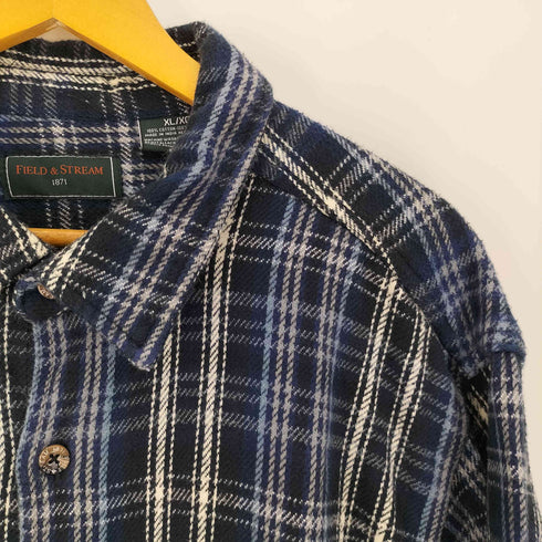 フイールドアンドストリーム FIELD&STREAM インド製 チェック柄 フランネルシャツ メンズ import:XL
