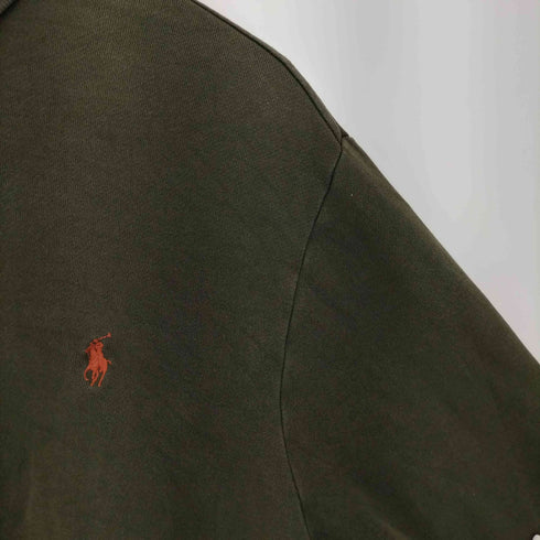 ポロバイラルフローレン Polo by RALPH LAUREN 90s ポニー刺繍 サイドスリット スウェットポロ メンズ import:L