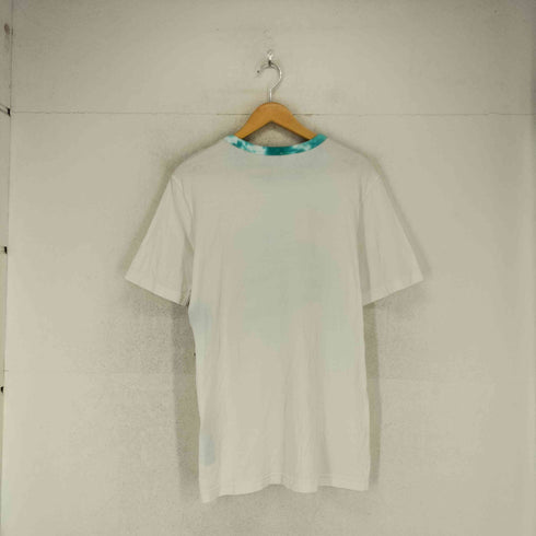 ディーゼル DIESEL WILD BEAR フロントプリントクルーネックリンガーTシャツ メンズ S