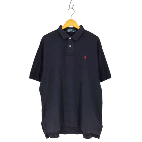 ポロバイラルフローレン Polo by RALPH LAUREN 90S ポニー刺繍 ビッグシルエット ポロシャツ メンズ import:XL