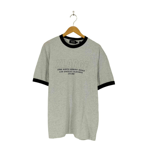 エクストララージ XLARGE STORE ADDRESS RINGER S/S TEE メンズ L