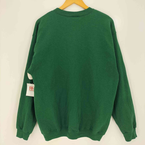 ヘインズ Hanes 90s HEAVYWEIGHT USA製 企業刺繍 クルーネック スウェット メンズ import:L