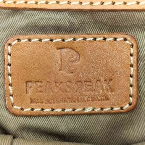 PEAKS PEAK レザー 2WAY ショルダーバッグ メンズ