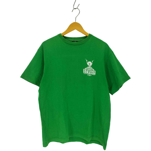 ステューシー Stussy 00S メキシコ製 BAILAR CON MUERTOS 両面プリント クルーネック S/S Tシャツ メンズ import:L
