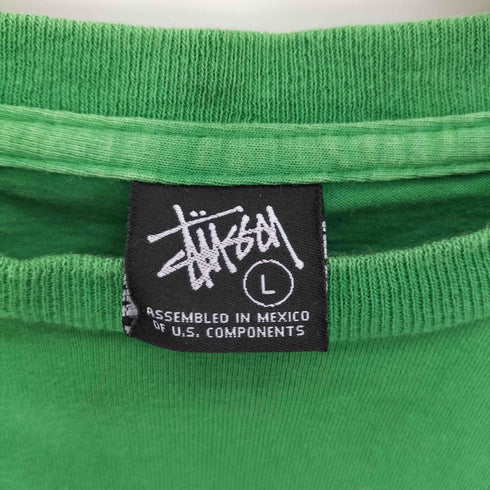 ステューシー Stussy 00S メキシコ製 BAILAR CON MUERTOS 両面プリント クルーネック S/S Tシャツ メンズ import:L