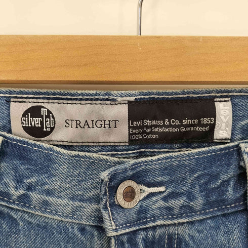 リーバイス Levis SILVERTAB シルバータブ ジップフライ ストレートデニムパンツ メンズ W36 L30