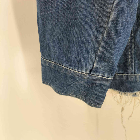 アウラアイラ AULA AILA DENIM COMBINATION PULLOVER レディース
