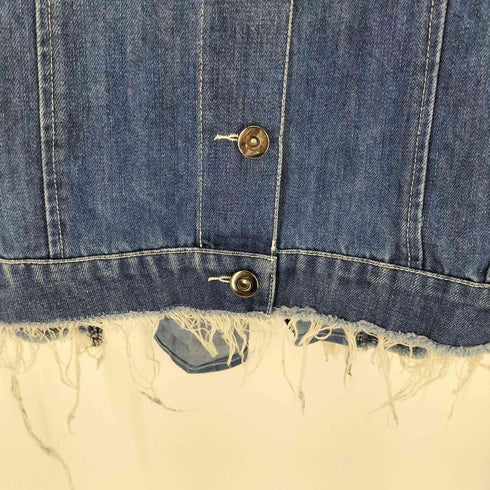 アウラアイラ AULA AILA DENIM COMBINATION PULLOVER レディース