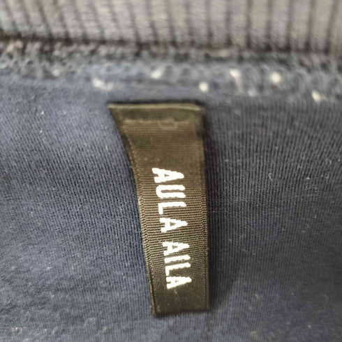 アウラアイラ AULA AILA DENIM COMBINATION PULLOVER レディース
