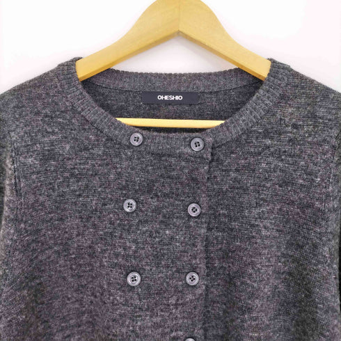 OHESHIO 25aw DOUBLE BUTTON CARDIGAN レディース