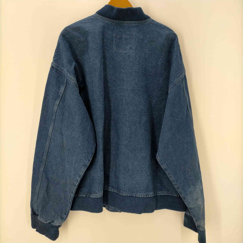 INTERNATIONAL DENIM インターナショナル デニム デニム地 バーシティ ジャケット ブルゾン メンズ XXL