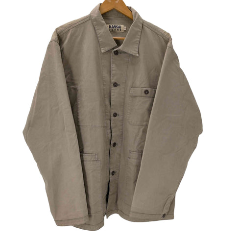 カンサイジーンズ KANSAI JEANS コットン ツイル カバーオール ジャケット メンズ LL