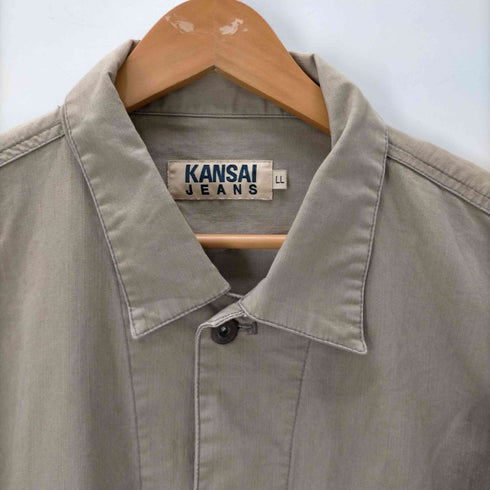 カンサイジーンズ KANSAI JEANS コットン ツイル カバーオール ジャケット メンズ LL