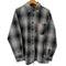 エフビーカウンティ FB COUNTY CHECKER SHIRT L/S オンブレチェック ネル シャツ メンズ JPN:M