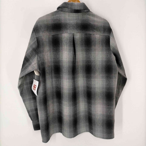 エフビーカウンティ FB COUNTY CHECKER SHIRT L/S オンブレチェック ネル シャツ メンズ JPN:M