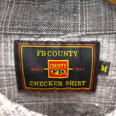 エフビーカウンティ FB COUNTY CHECKER SHIRT L/S オンブレチェック ネル シャツ メンズ JPN:M