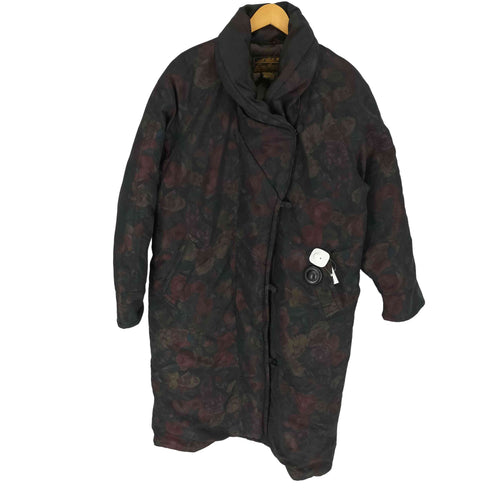 エディーバウアー Eddie Bauer GOOSE DOWN 花柄グースダウンコート レディース import:L