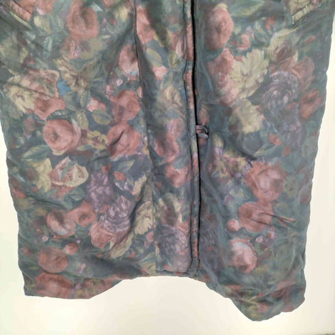 エディーバウアー Eddie Bauer GOOSE DOWN 花柄グースダウンコート レディース import:L