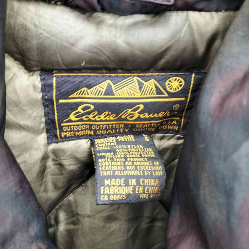 エディーバウアー Eddie Bauer GOOSE DOWN 花柄グースダウンコート レディース import:L