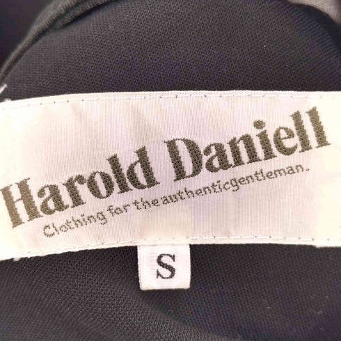 Harold Daniell フロント ダブルポケット ジップアップブルゾン 短丈 メンズ S