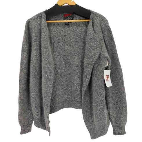 シルク混ボタンレスカーディガン レディース JPN:L