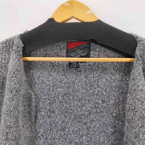 シルク混ボタンレスカーディガン レディース JPN:L