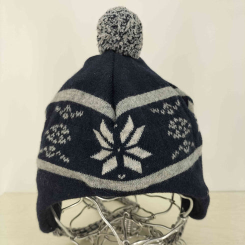 OHESHIO BELL EARFLAP BEANIE NAVY レディース
