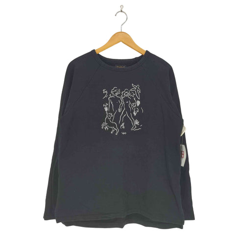 カルネボレンテ Carne Bollente 刺繍デザイン スウェット メンズ import:XL