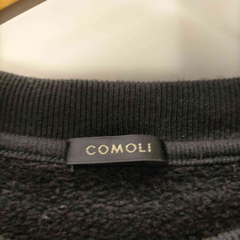 コモリ COMOLI 25AW コットン 裏毛 クルーネック スウェット トレーナー メンズ JPN:3