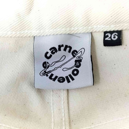 カルネボレンテ Carne Bollente ワッペンデザイン ストレートパンツ レディース UK:26-27