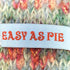 EASY AS PIE マルチカラー デザイン切替 ボンボン ニットマフラー レディース