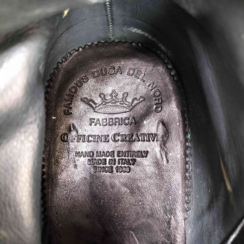 オフィチーネクリエイティブ officine creative サイドジップ レザー レースアップブーツ vibram ソール メンズ 43
