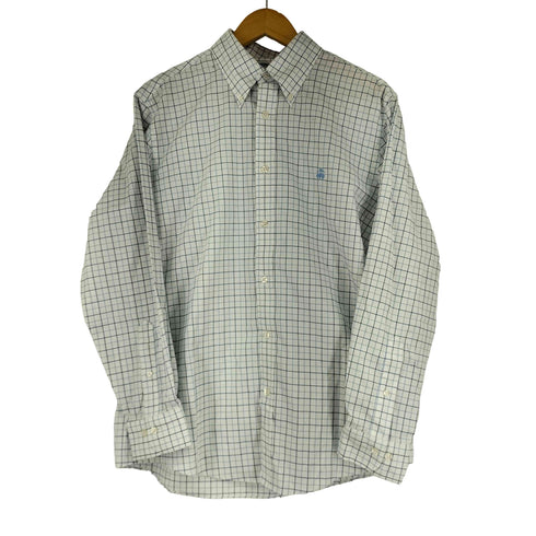 ブルックスブラザーズ BROOKS BROTHERS REGENT FIT ボタンダウン チェック柄 長袖 シャツ メンズ import:M