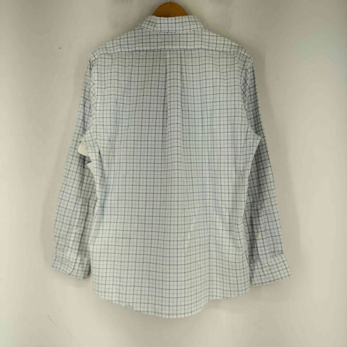 ブルックスブラザーズ BROOKS BROTHERS REGENT FIT ボタンダウン チェック柄 長袖 シャツ メンズ import:M