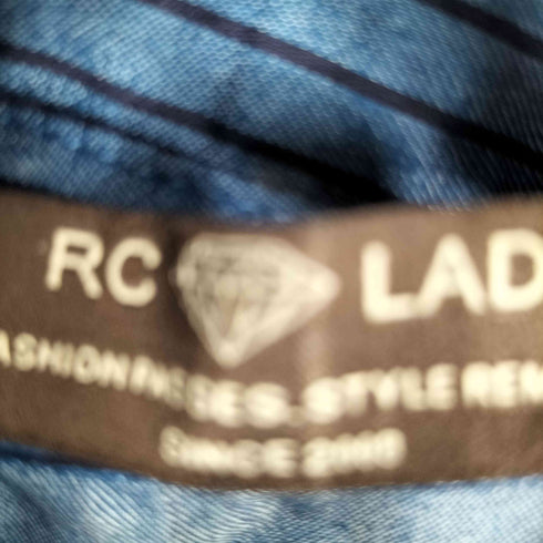 RC LADY ストライプ柄 レイヤード ドッキングワンピース cool レディース