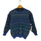 ICEWEAR Euro vintage アイスランド製 総柄 ビンテージニット メンズ import:L