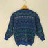 ICEWEAR Euro vintage アイスランド製 総柄 ビンテージニット メンズ import:L