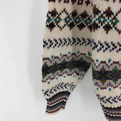 ウールリッチ WOOLRICH ノルディック柄 クルーネックニット メンズ import:L