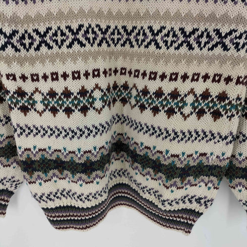 ウールリッチ WOOLRICH ノルディック柄 クルーネックニット メンズ import:L