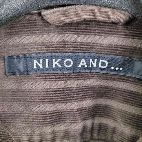 ニコアンド niko and... オープンカラー シャツジャケット メンズ JPN:3
