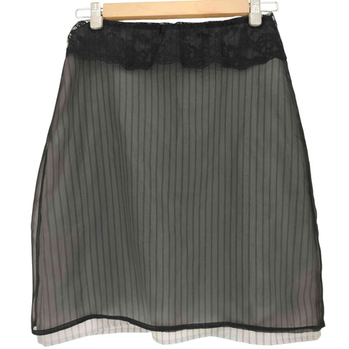 SUNBURNPROJECT 25aw LACE LAYERED MIDI SKIRT レディース S
