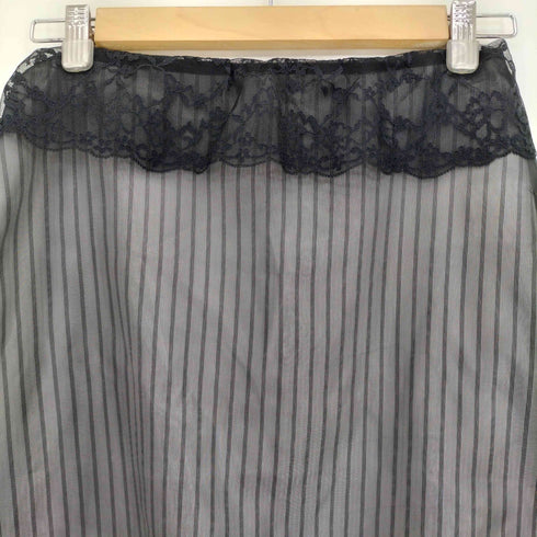 SUNBURNPROJECT 25aw LACE LAYERED MIDI SKIRT レディース S