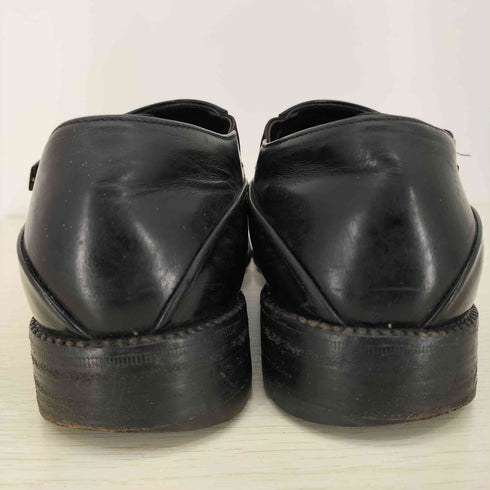 プラダ PRADA サイドゴア モンクストラップ レザーシューズ メンズ 6 1/2
