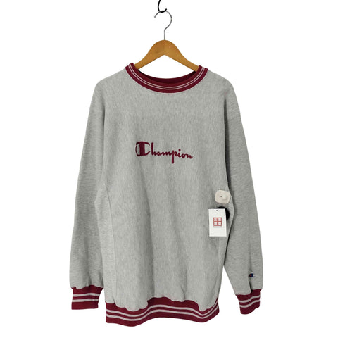 チャンピオン Champion 90S USA製 刺繍タグ REVERSE WEAVE リバースウィーブ スクリプトロゴ スウェット トレーナー メンズ import:XXL