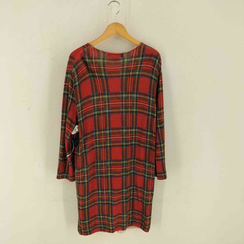 ブラックコムデギャルソン BLACK COMME des GARCONS AD2016 タータンチェックニットワンピース レディース JPN:XXL