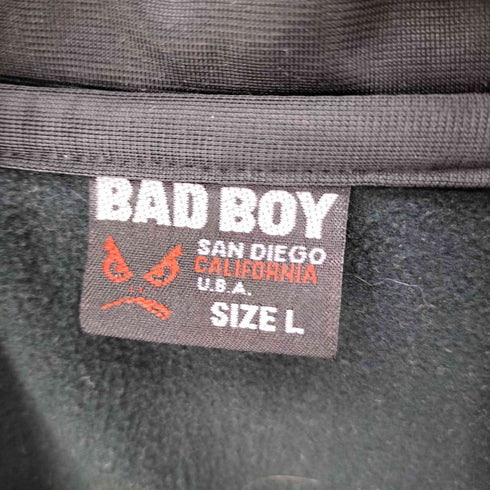 バッドボーイ BADBOY ロゴ刺繍 ラグランスリーブ ジャージ トラックジャケット メンズ import:L