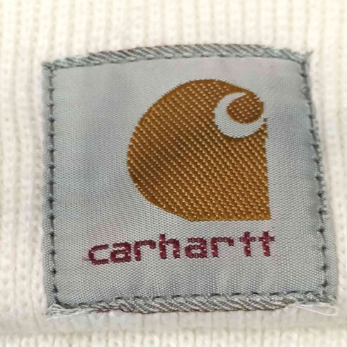 カーハート Carhartt USA製 ロゴパッチ アクリル ニット帽 ビーニー メンズ