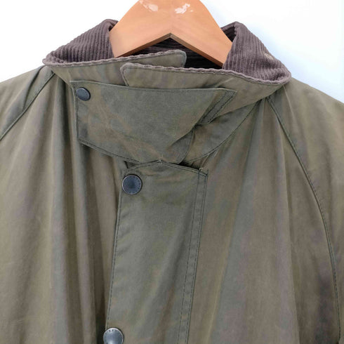 バブアー Barbour 00S 縦ワラント 英国製 裏地タータンチェック GAMEFAIR JACKET ゲームフェア オイルド ジャケット 2000年製 メンズ C40